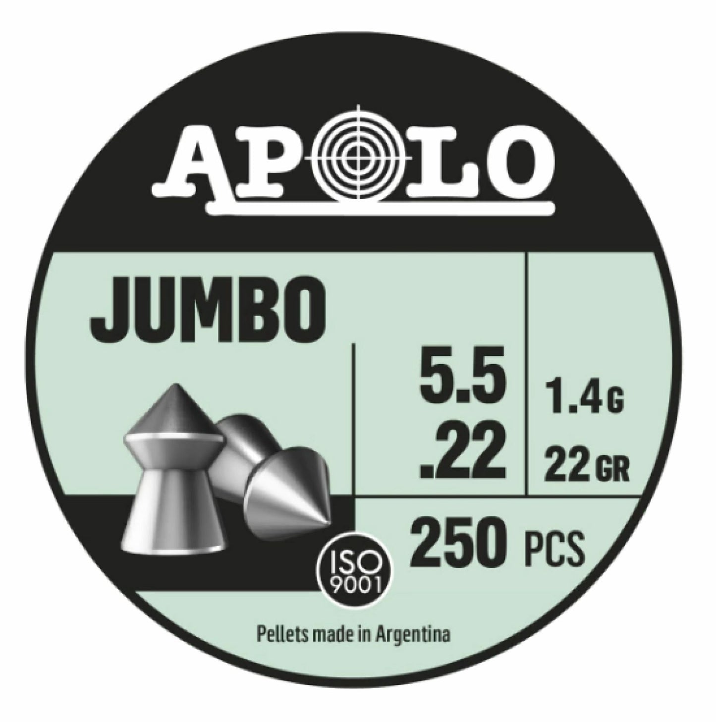 DIABOLOS APOLO JUMBO .22X250