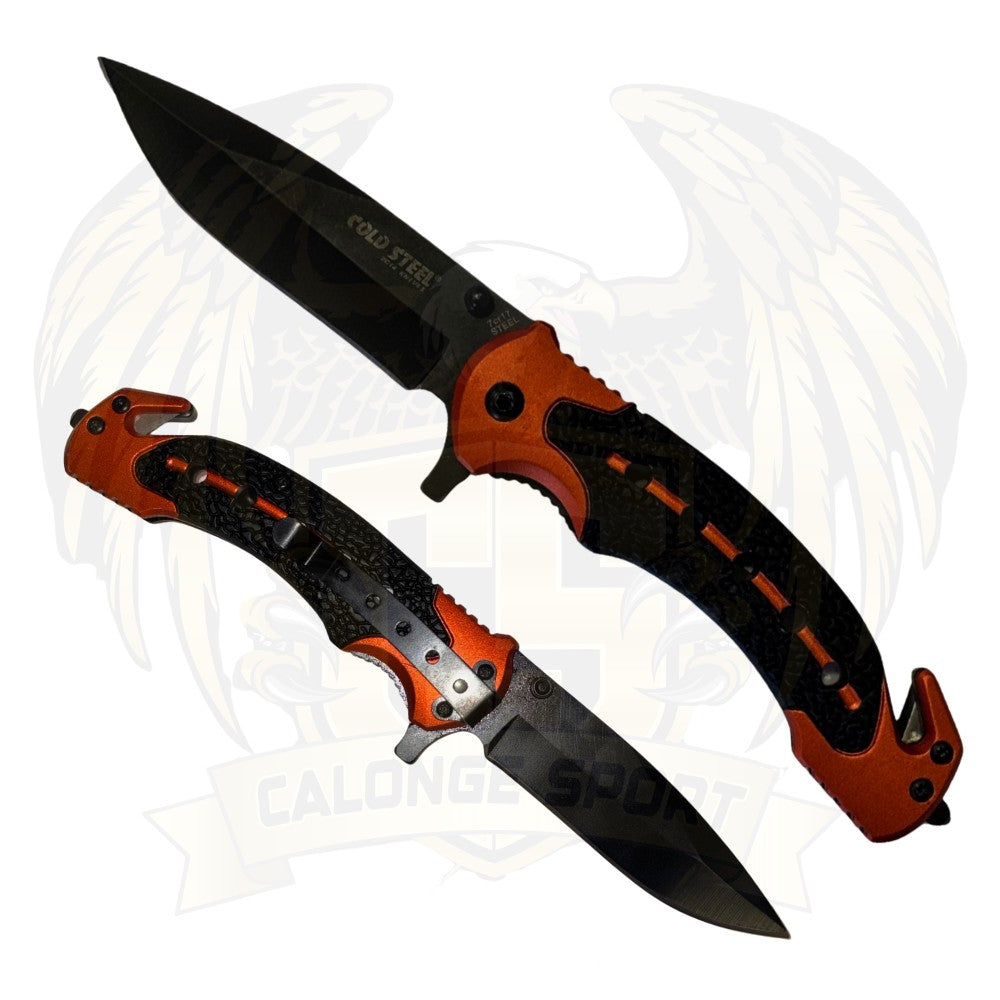 Navaja Automática Naranja Cold Steel – 21 cm