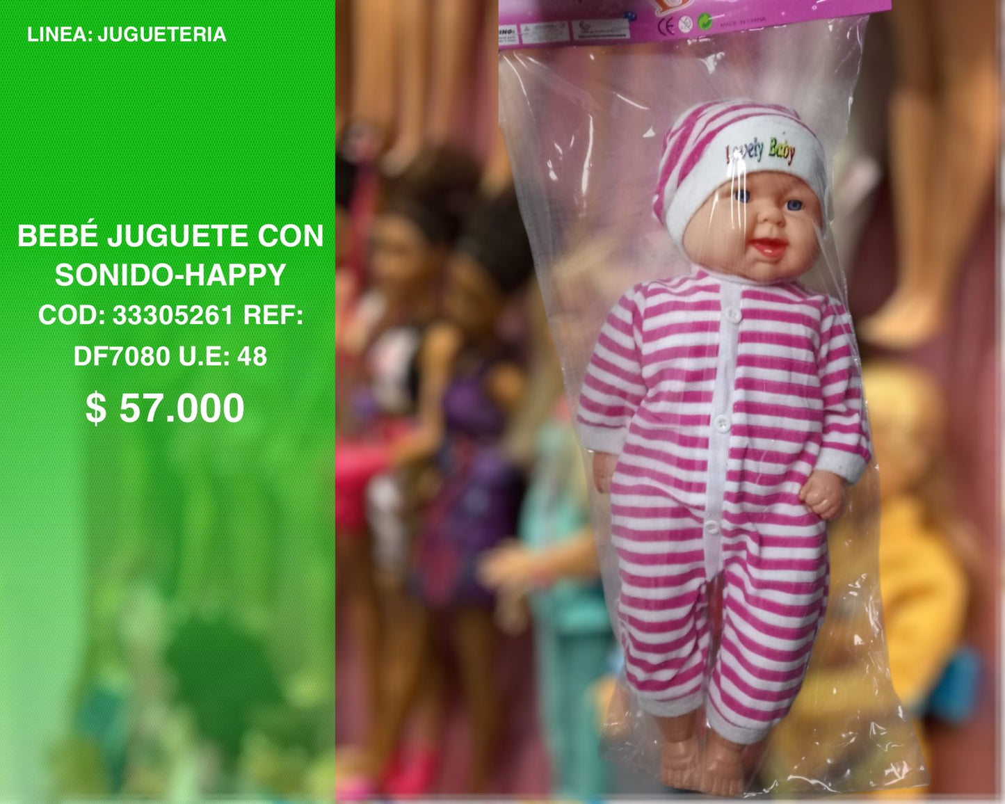 Bebé juguete con sonido