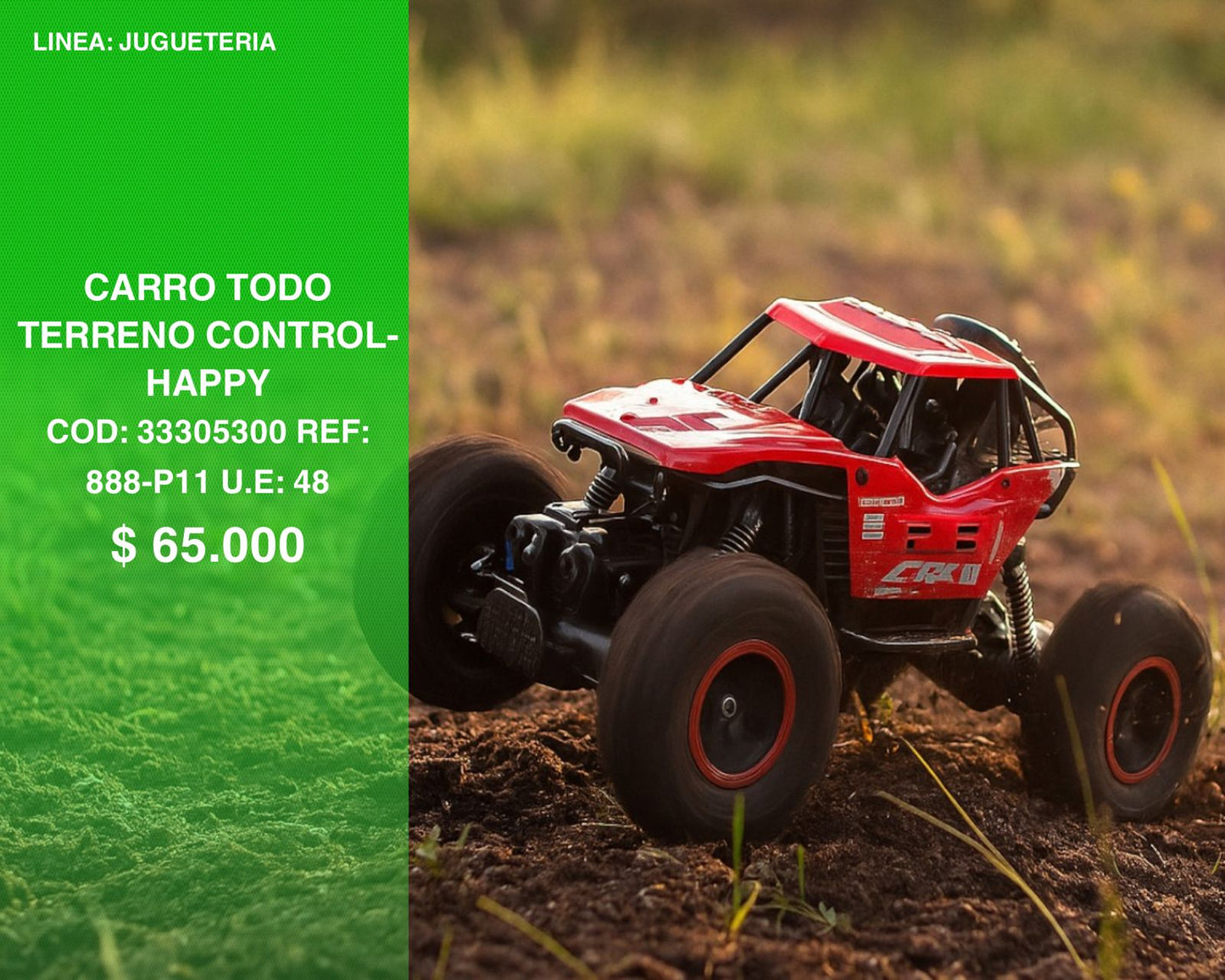 Carro todo terreno control