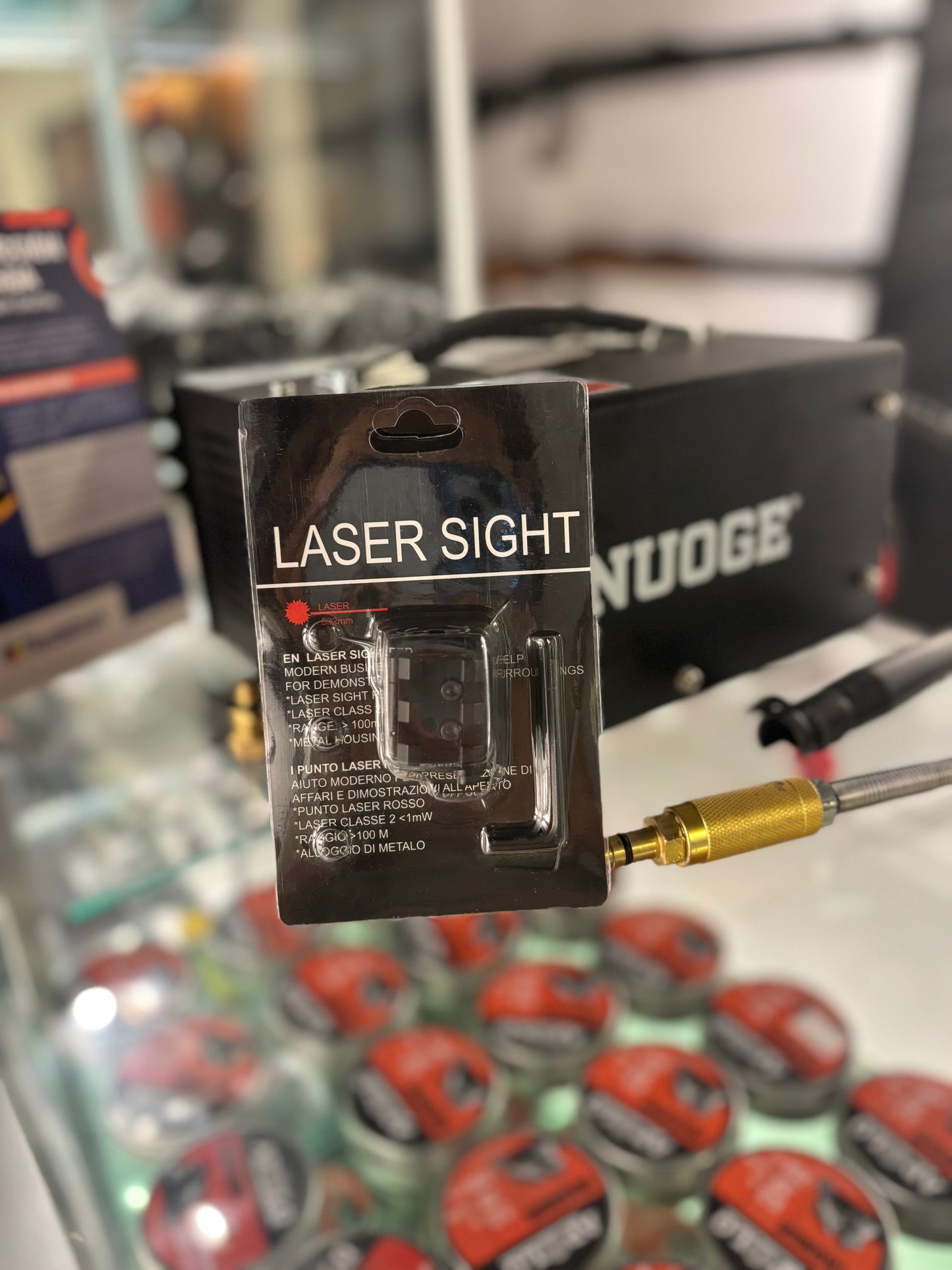 LASER SIGHT ROJO CON RIEL