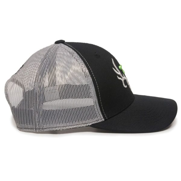 Gorra OUTDOOR CAP Bone Collector Negra con Malla – BC02C