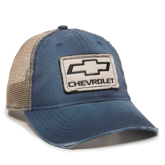 Gorra OUTDOOR CAP Azul/Khaki Con Malla – GEN15A