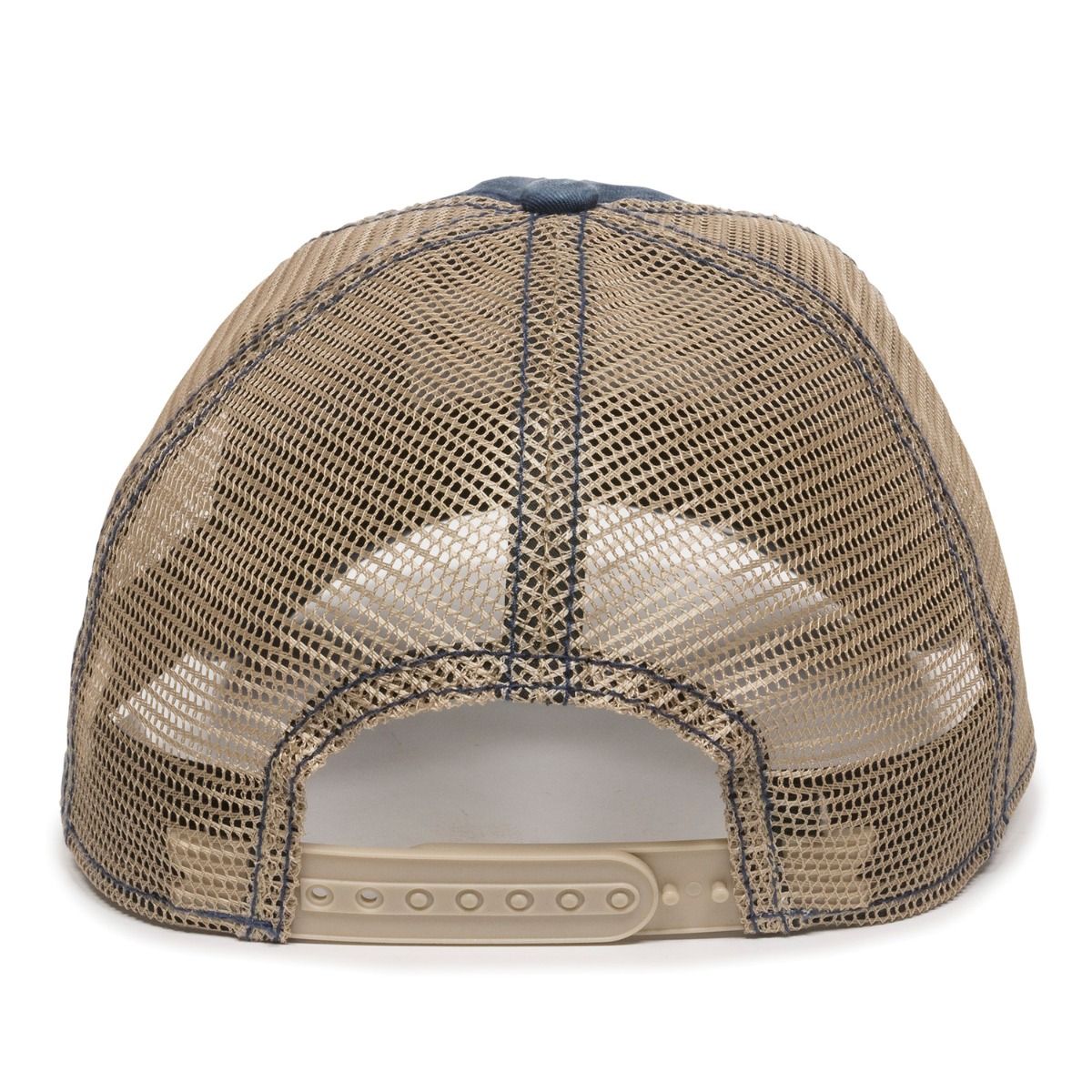 Gorra OUTDOOR CAP Azul/Khaki Con Malla – GEN15A