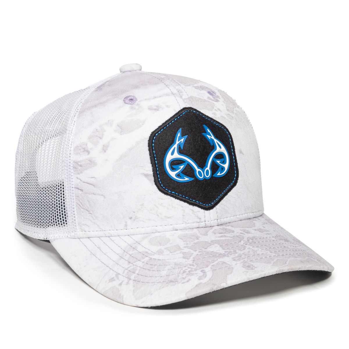 Gorra OUTDOOR CAP Realtree Blanca con Malla – RTF04A