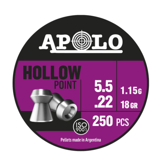 DIABOLOS APOLO APOLO HOLLOW POINT CAL. .22X250 18GR