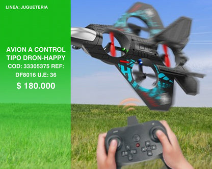 Avion a control tipo Dron