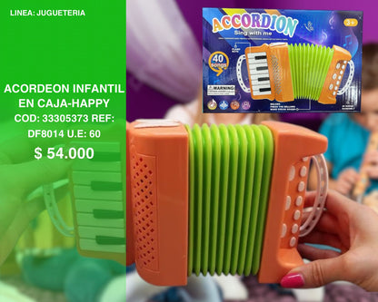 Acordeón infantil en caja