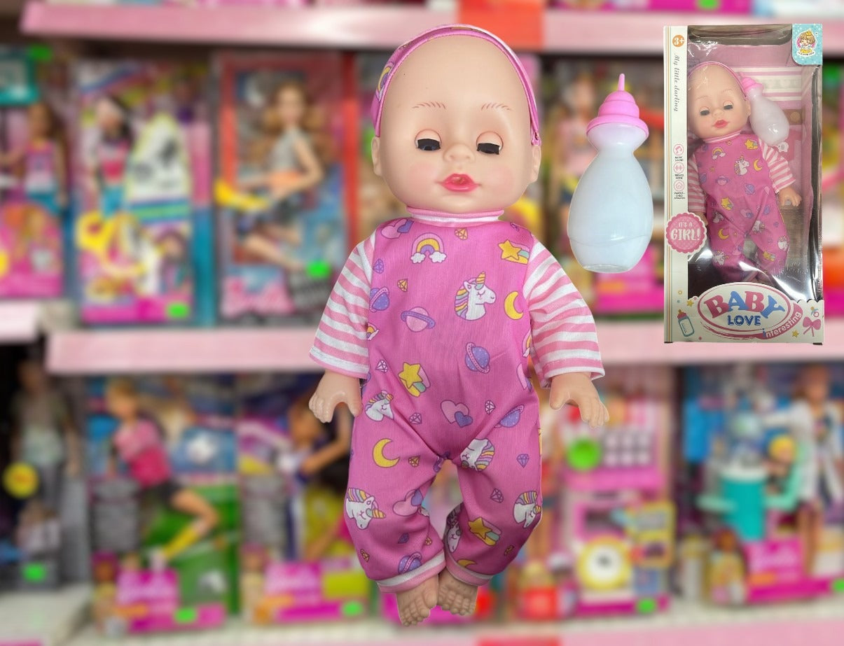 Bebe + tetero en caja