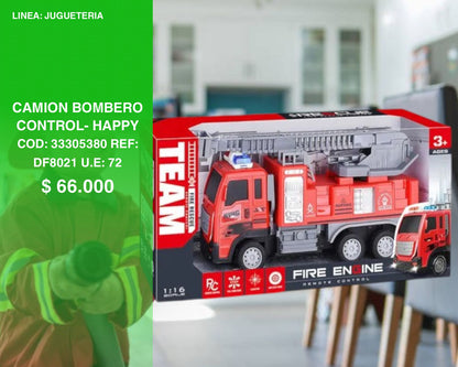 Camion bombero control