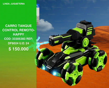 Carro tanque control remoto