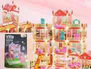 Casa villa 215 PCS con luz 3 pisos