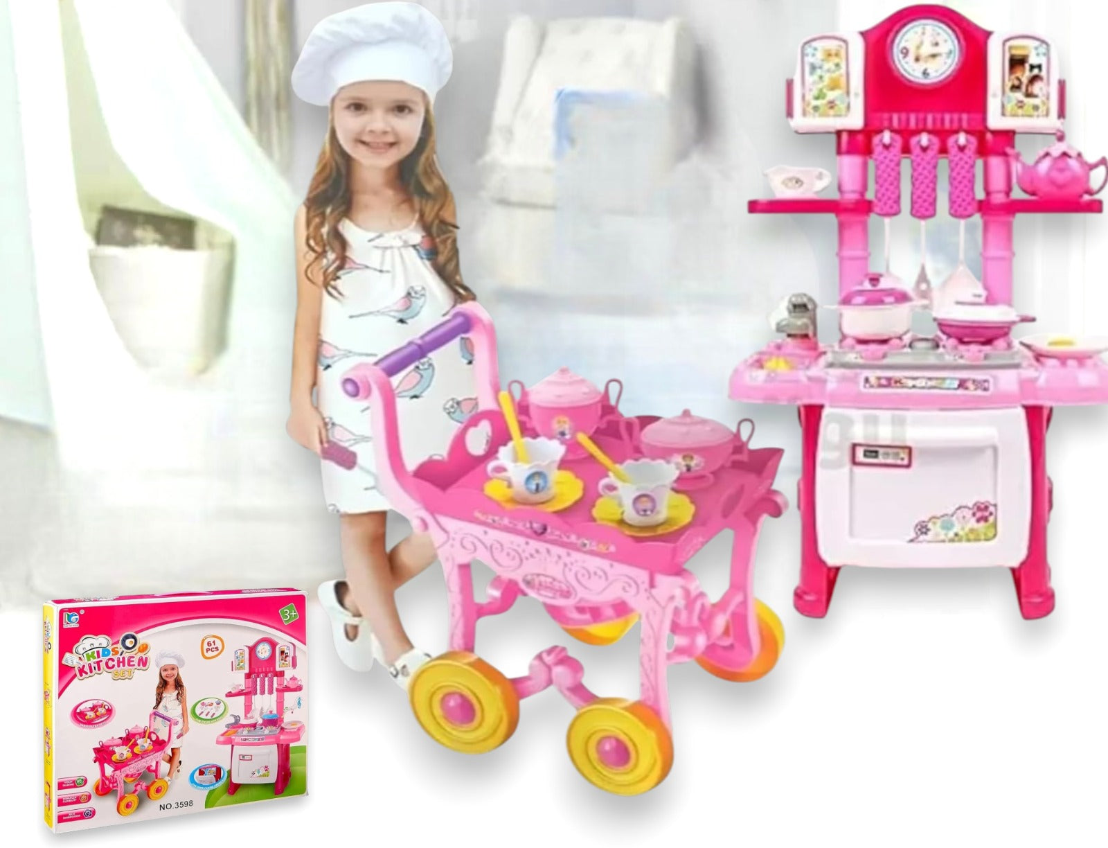 Cocina 2 en 1 infantil