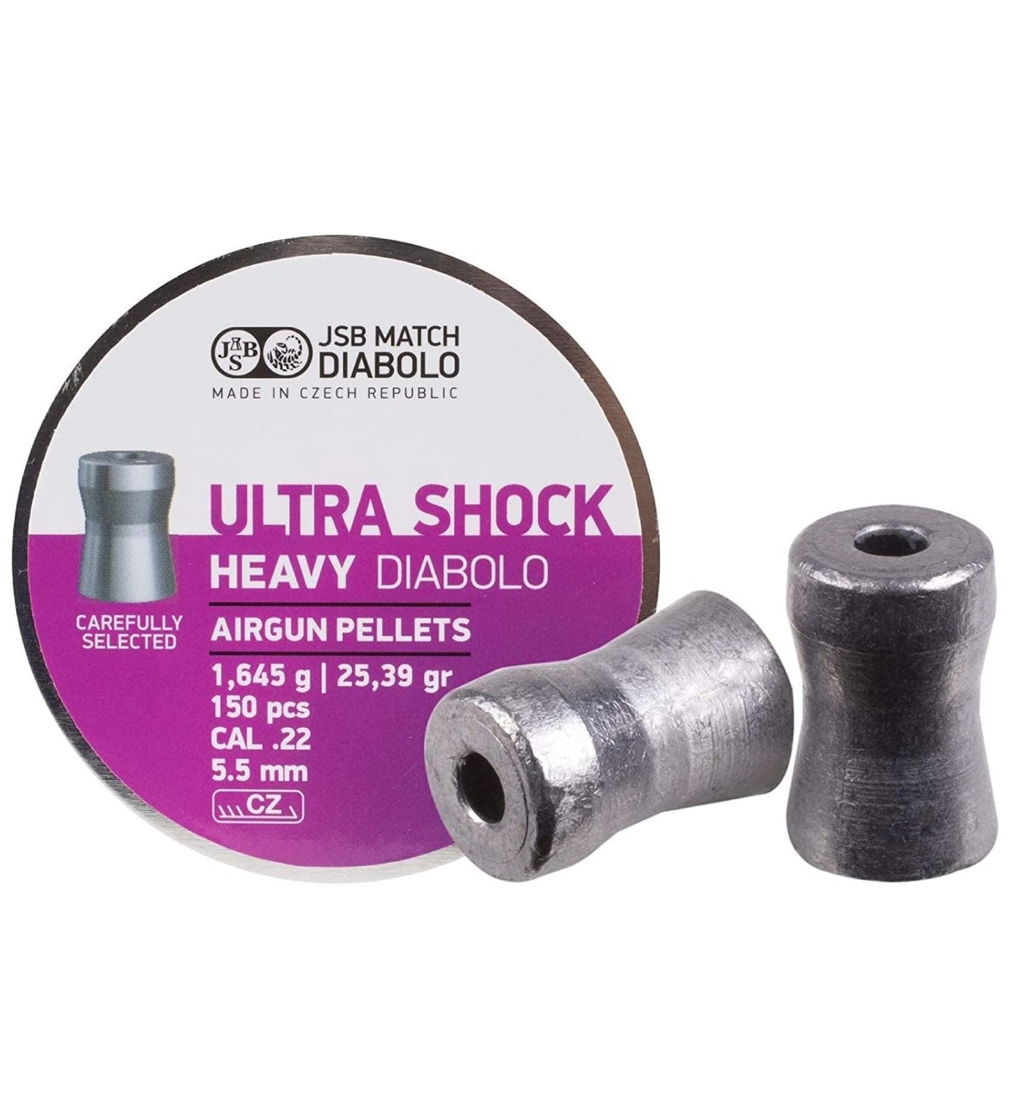 DIABOLOS JSB ULTRA SHOCK .22 X 150 (25.39GR)
