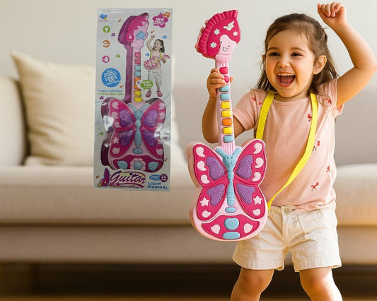 Guitarra infantil mariposa