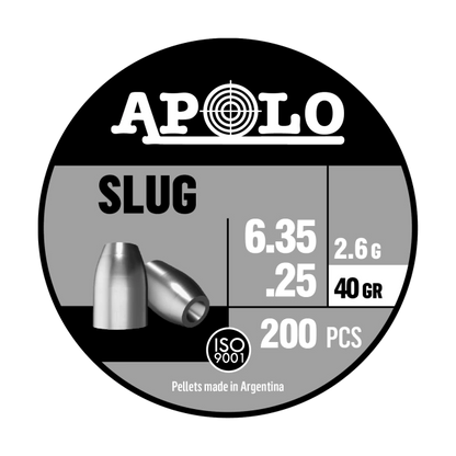 DIABOLOS APOLO SLUG .25X200 40gr