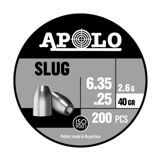 DIABOLOS APOLO SLUG .25X200 40gr