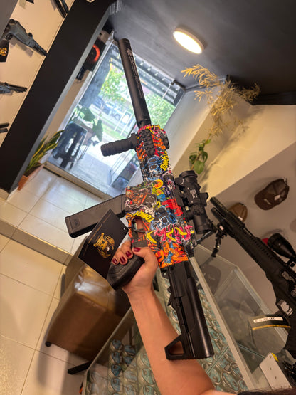 Lanzador de hidrogel recargable