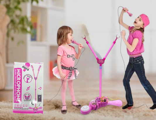 Microfono infantil doble en caja