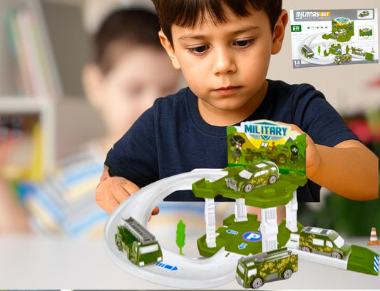 Pista de carro 14 pz military