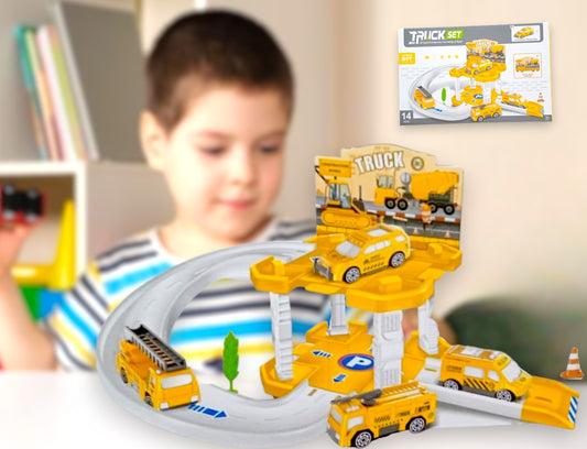 Pista de carro 14 pz truck