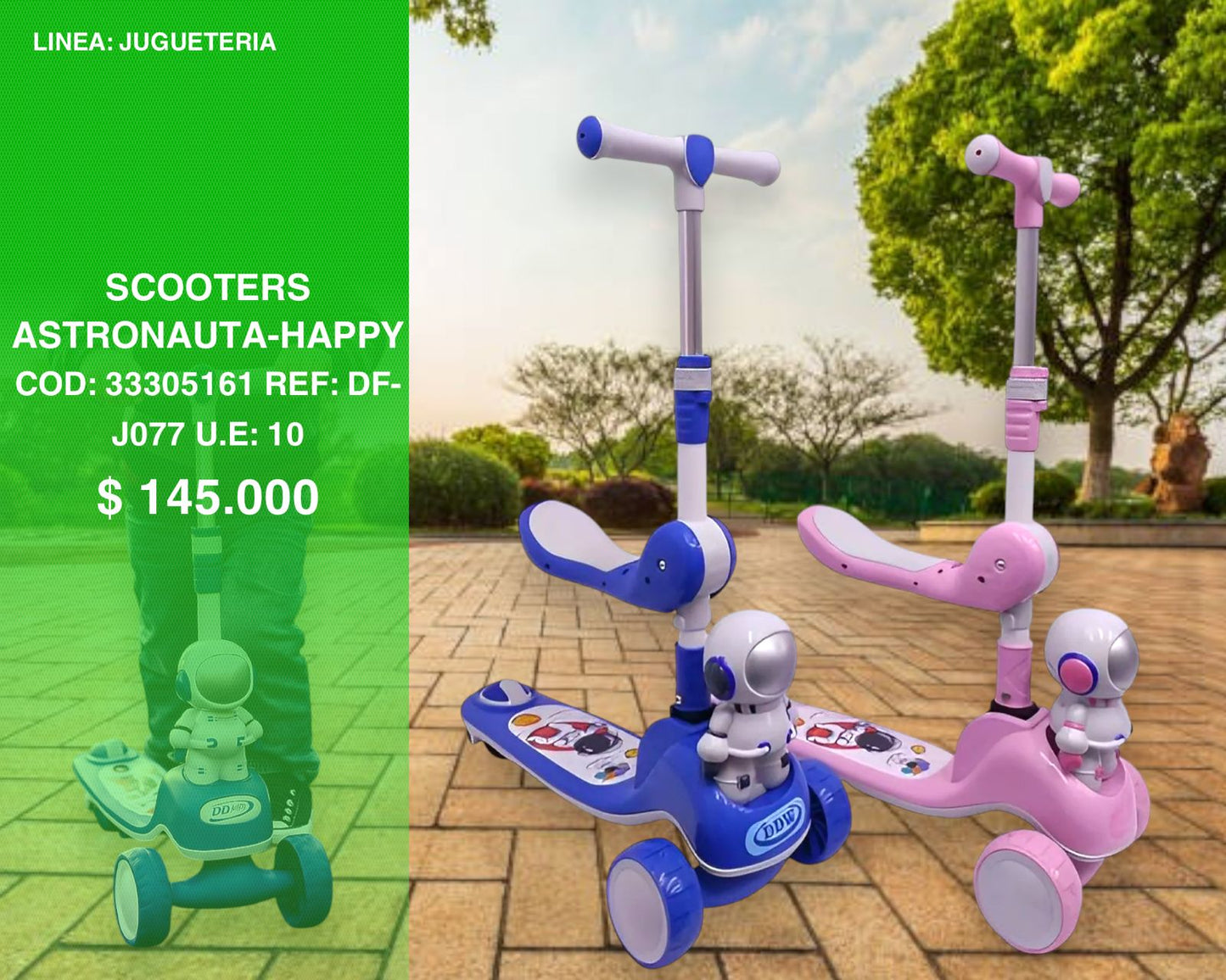 Scooters astronauta