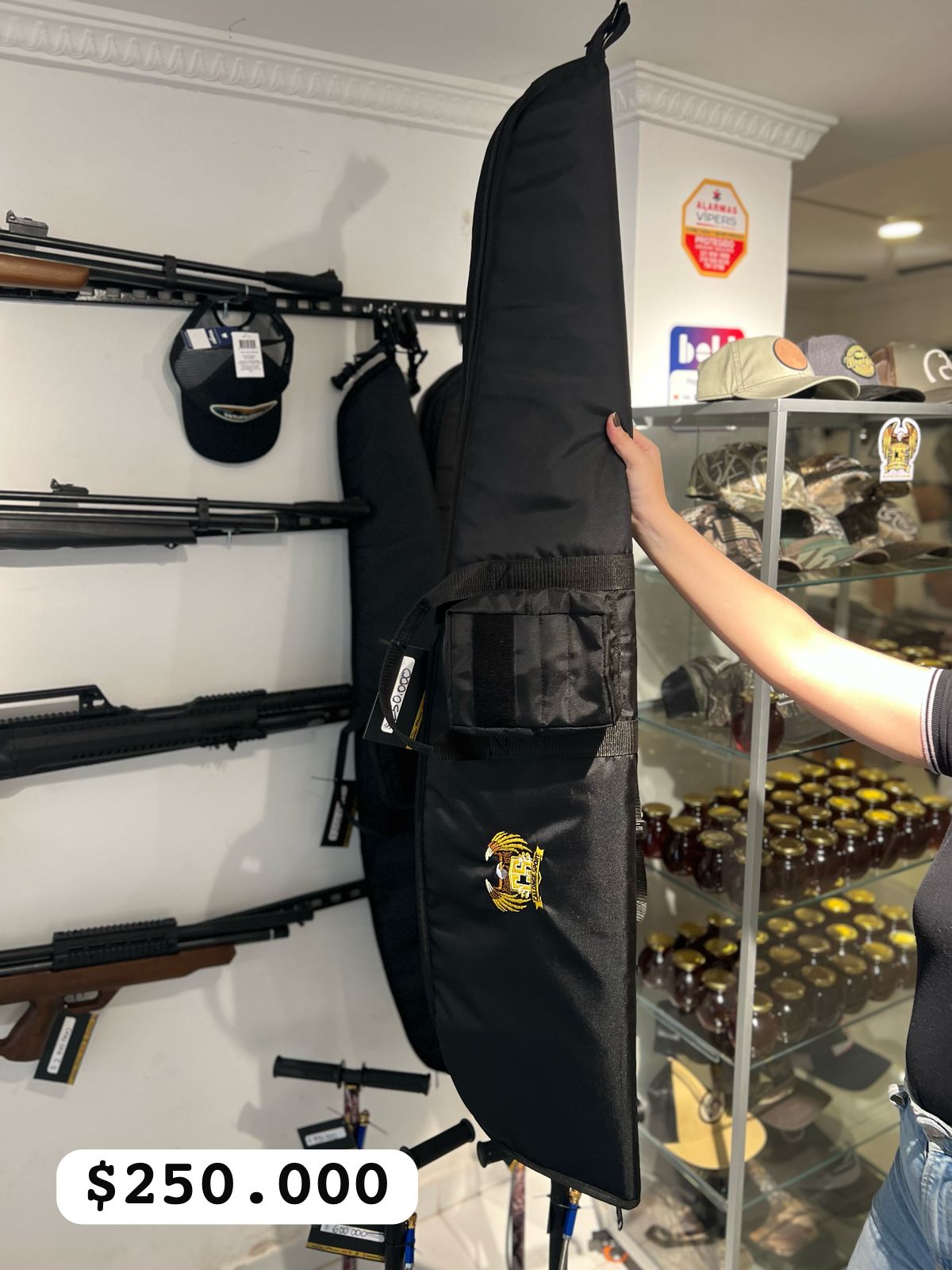 ESTUCHE DE LONA CALONGE SHIELD 130 CM NEGRO