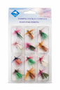 Paquete de 12 señuelos de pesca con mosca artificiales de marca Yinhe