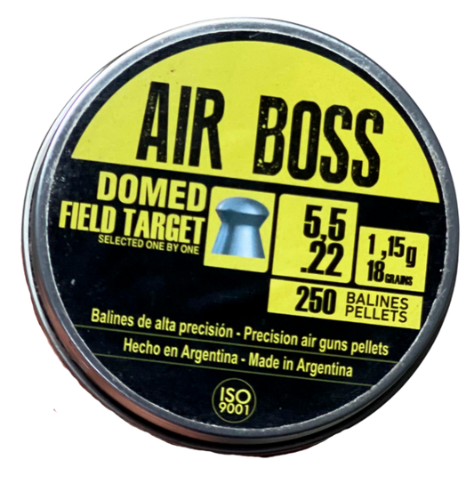 DIABOLOS APOLO AIR BOSS DOMED FIELD TARGET .22X250 18GR